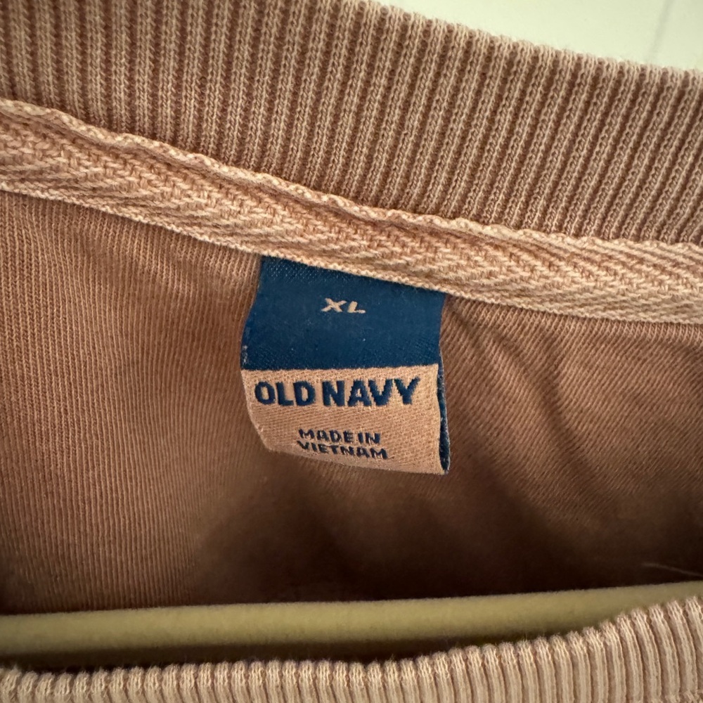 Old Navy Pink Oversized Sweater XL - Picture 3 of 3
